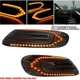 For 2015-20 Mini Cooper F57 Convertible Amber LED Side Marker Turn Signal Lights
