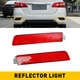 2x Left & Right Side Red Rear Bumper Reflector Set For Nissan 2009-2014 Murano