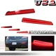 2Pcs Fit Acura TL 2009-2011 Red LED Rear Bumper Reflector Tail Brake Stop Lights