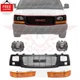 New Front Grille + Headlights + Side Marker Light Fits 2003-2023 GMC Savana 2500