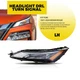 Driver Left For 2021-2025 Nissan Rogue Halogen W/LED DRL Headlight Turn Signal
