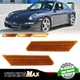 For 05-12 Porsche 911 997 Carrera LED Amber Turn Signal Side Marker Lights Lamps