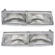 Headlight Set For 92-94 Mercury Grand Marquis 89-90 Cougar LH RH w/ bulb