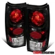 Fit 82-93 Chevy S10 Blazer 83-90 GMC S15 Sonoma Black Tail Lights Brake Lamps