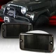 Fit 1997-2006 Jeep Wrangler Smoke Front Bumper Lights Signal Parking Lamps Pair