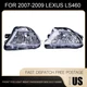 Pair Front Bumper Fog Light Lamp Lens Cover Left RIght For 2007-09 Lexus LS460