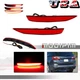 Red Lens Rear Bumper Reflector Turn Signal Lights For 2018-22 Chevrolet Equinox 