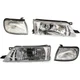 Headlight Lamp  Left-and-Right Left & Right for Nissan Maxima 1997-1999