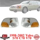 Corner Parking Light Assembly Set For 1998-2002 Volvo S70 C70 V70