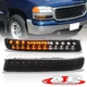 Black LED DRL Signal Replacement Bumper Lights For 1999-2006 GMC Sierra / Yukon