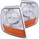 Anzo 521026 - Harley Davidson Style Chrome Corner Lights, Clear Lens "fits" Ford