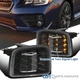 Fit 15-21 Subaru Impreza WRX Black Sequential LED Bumper Lights Signal Lamps L R