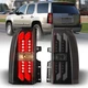 Black Smoke LED Tail Lights For 2015-2020 Chevy Tahoe Suburban Brake Lamps Pair
