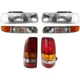 Headlight Set Halogen For 1999-2002 Chevrolet Silverado 1500 2500