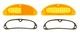 United Pacific Sequential LED Parking Light Set For 1955 Chevy Bel Air 150 210