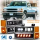 LED Headlight Bumper Lamps For Chevy Silverado Tahoe C10 K1500 K2500 1994-1999