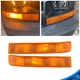 Amber Lens Corner Lamp Bumper Turn Signal Lights For Express/Savana 03-23 24 25