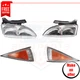 Headlight and Corner Light 4 pc kit for 95-99 Chevrolet Cavalier Base, LS, Z24