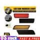 For 2010-2013 Ford Transit Connect Front Rear LED Side Bumper Marker Smoked LED