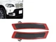 DARK SMOK Lens Front Bumper Side Marker Reflector Lamps For 11-13 BMW E70 X5 LCI