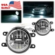 2006 Scion XA Pair of Clear Lens LED Lamp Fog Light Fit Quality Replacement T5