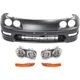 Bumper Cover Headlight Turn Signal Light For 98-2001 Acura Integra Front Kit