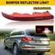 For Q7 Audi 06-2015 Tail Lower Stop Lamp LEFT Side Rear Bumper Light W/5 Bulbs