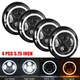 4PCS 5-3/4 5.75" Round Halogen Headlights Hi/Lo Beam for BMW 325i 528i 535i E30