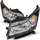 Black Housing Replacement Headlights Assembly For 2011-2015 Chevy Cruze