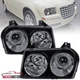 Smoke Projector Headlights Fits 2005-2010 Chrysler 300 Head Lamps Left+Right