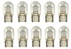 10x 7440 Bulbs Tail Brake Backup Reverse Bright Light T20 Signal Lamps Lights