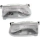 Driver and Passenger Side Headlights For 1995-2001 Ford Explorer Halogen w Bulbs Driver and Passenger Side Headlights For 1995-2001 Ford Explorer Halogen w Bulbs