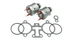 REMAN'D 1988-95 Chevrolet GMC S10 Blazer Astro G10 Van TBI Fuel Injector Pair