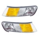 Parking Signal Side Marker Lights Pair Set for 98-02 Mercury Grand Marquis