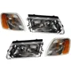 Headlight Kit For 1998-2001 Volkswagen Passat Left and Right 4Pc