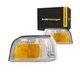 For 1990 1991 Honda Accord Side Marker Light Pair Driver Passenger Side w/Bulbs