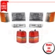 Headlights kit of 8 pieces for 97-98 Jeep Grand Cherokee Laredo, Limited, TSi
