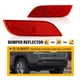 2X Fits Subaru 2022-2023 WRX 2013-15 XV Crosstrek Base Rear Bumper Reflector EXV