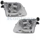 For 01-03 F150 Lightning Truck Headlight Headlamp Head Light with Bulb SET PAIR