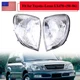 2pc Front Corner Lights Turn Signal Lamps For Lexus Lexus LX470 1998-2007 RH+LH