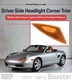 Genuine Porsche Boxster 97-02 LEFT Driver Side Headlight Corner Trim 99663103502