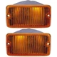 Turn Signal Light For 97-2000 Jeep Wrangler (TJ) Plastic Lens LH & RH Set of 2