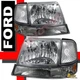 98 99 00 Ford Ranger Headlights & Parking Signal Bumper Lights RH + LH