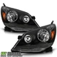 For 2005-2010 Honda Odyssey Headlights Headlamps 05-10 Black Housing Left+Right