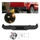 Black Rear Bumper Assembly For Ford F150 Styleside 2009-2014 W/ Sensor Holes
