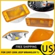 Tun Signal Light Side Marker Kit For 1997-06 Jeep Wrangler 55055020AC 55055020AD