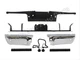 For 2008-2012 FORD SUPER DUTY REAR BUMPER CHROME END HITCH PAD BRACKET W/HOLE