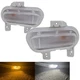 LED Amber Front Turn Signal Lamp w/White Running For 2019-2022 Jeep Renegade