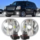 2x Fit 2007-2013 2014 Yukon XL 1500 / 2500 LED Fog Driving Light Kit White 6000K