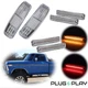 6 Clear LED Side Marker + Tail Light w/ Reverse Fits Ford Bronco Econoline Van's